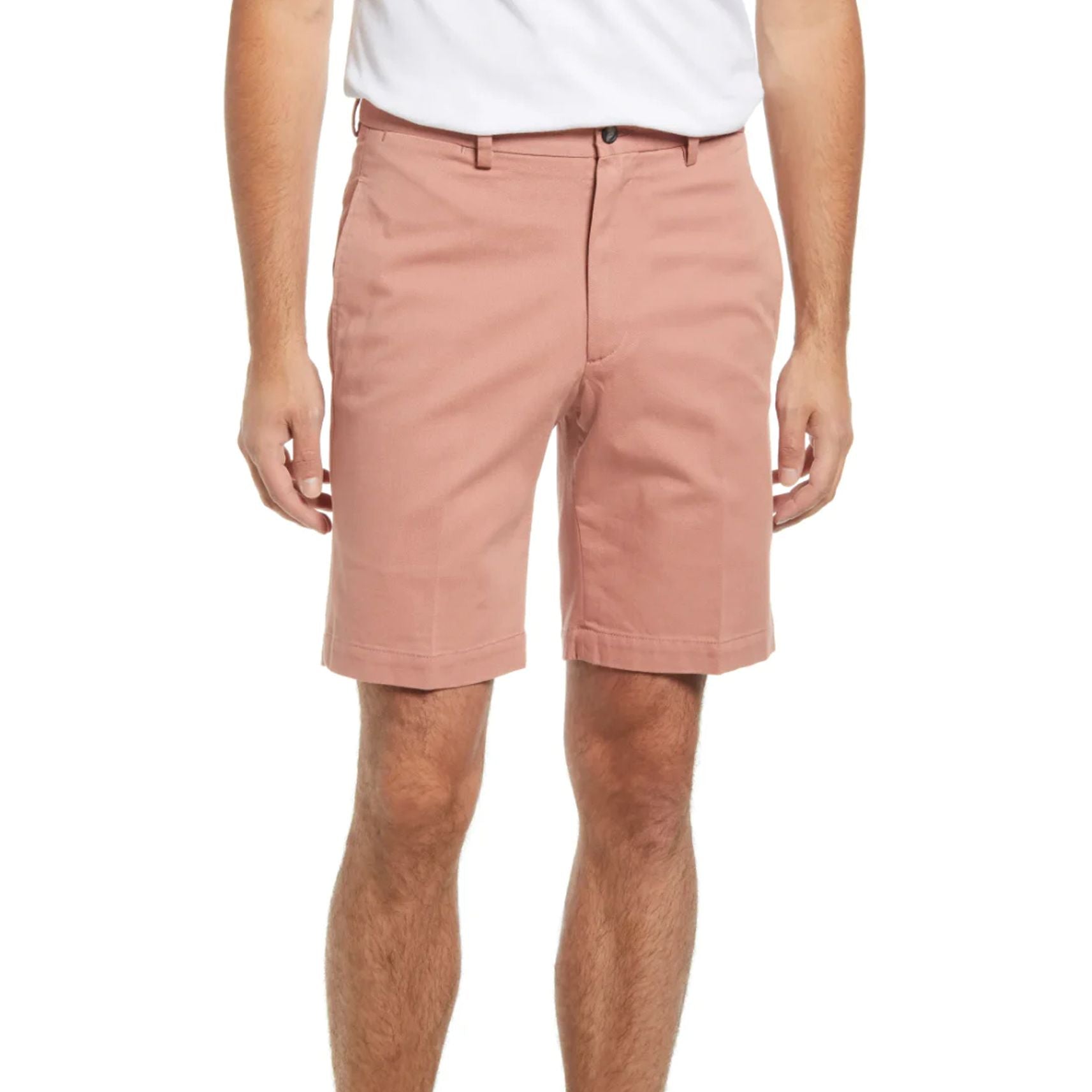 Washed Khaki Shorts in Charleston Brick (Sumpter9 Flat Front) by Charleston Khakis