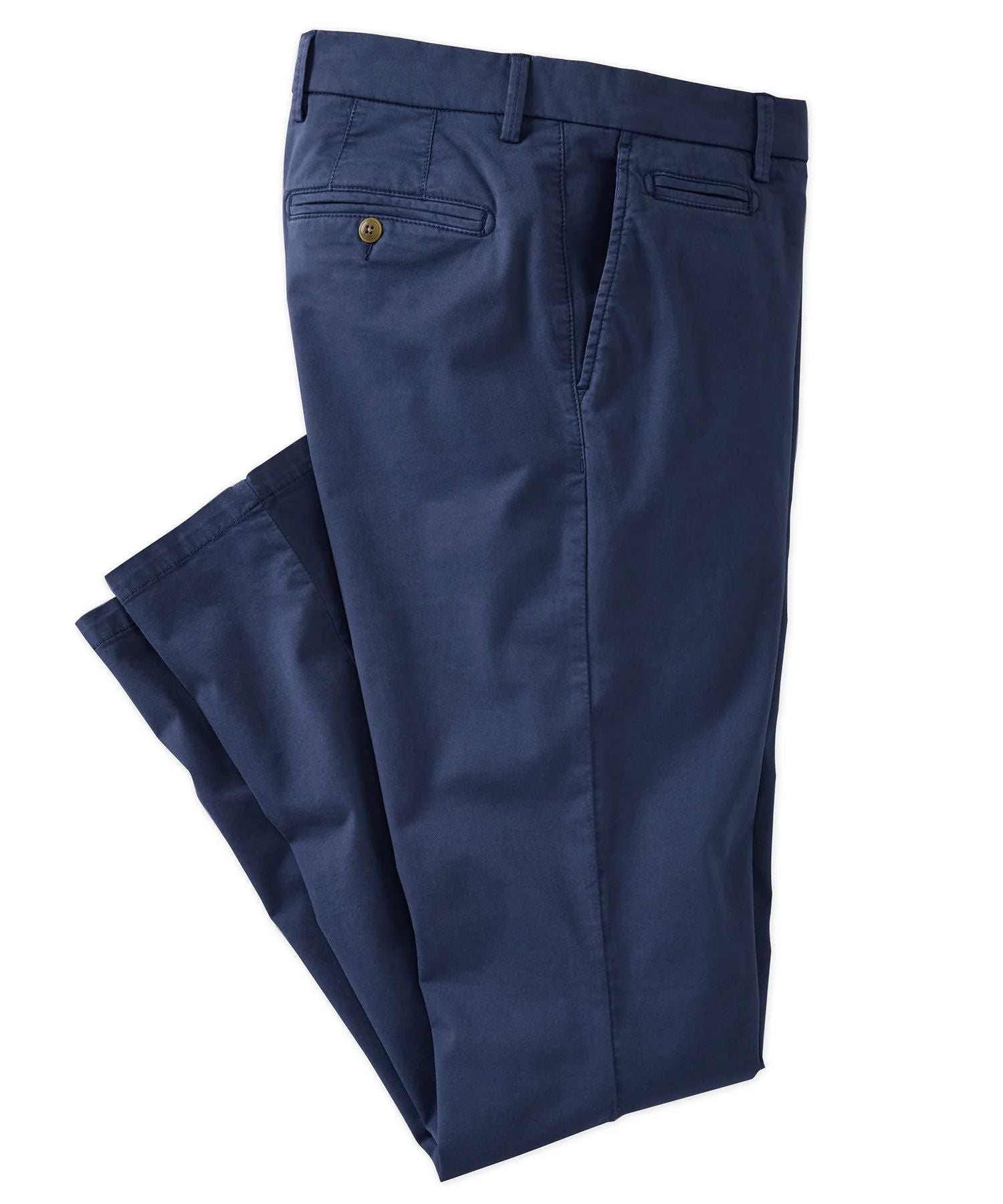 Broken Twill Stretch Cotton Chino in Choice of Colors (Atwater Modern Fit) by Ballin
