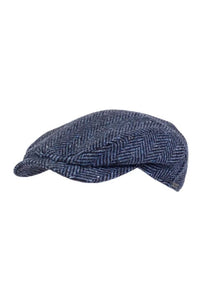 Ivy Contemporary Cap in 'Magee 1866' Herringbone Wool (Choice of Colors) by Wigens