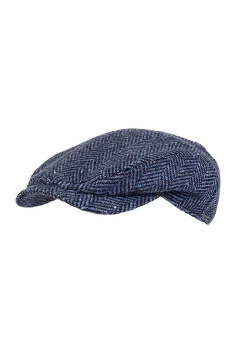 Ivy Contemporary Cap in 'Magee 1866' Herringbone Wool (Choice of Colors) by Wigens