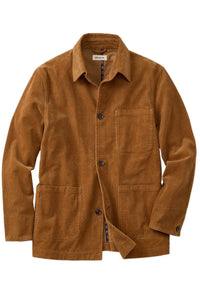 14 Wale Corduroy Chore Coat in Camel by Borgo28