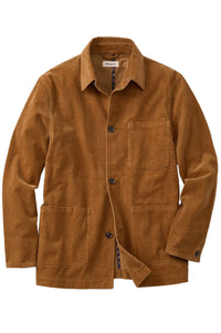 14 Wale Corduroy Chore Coat in Camel by Borgo28