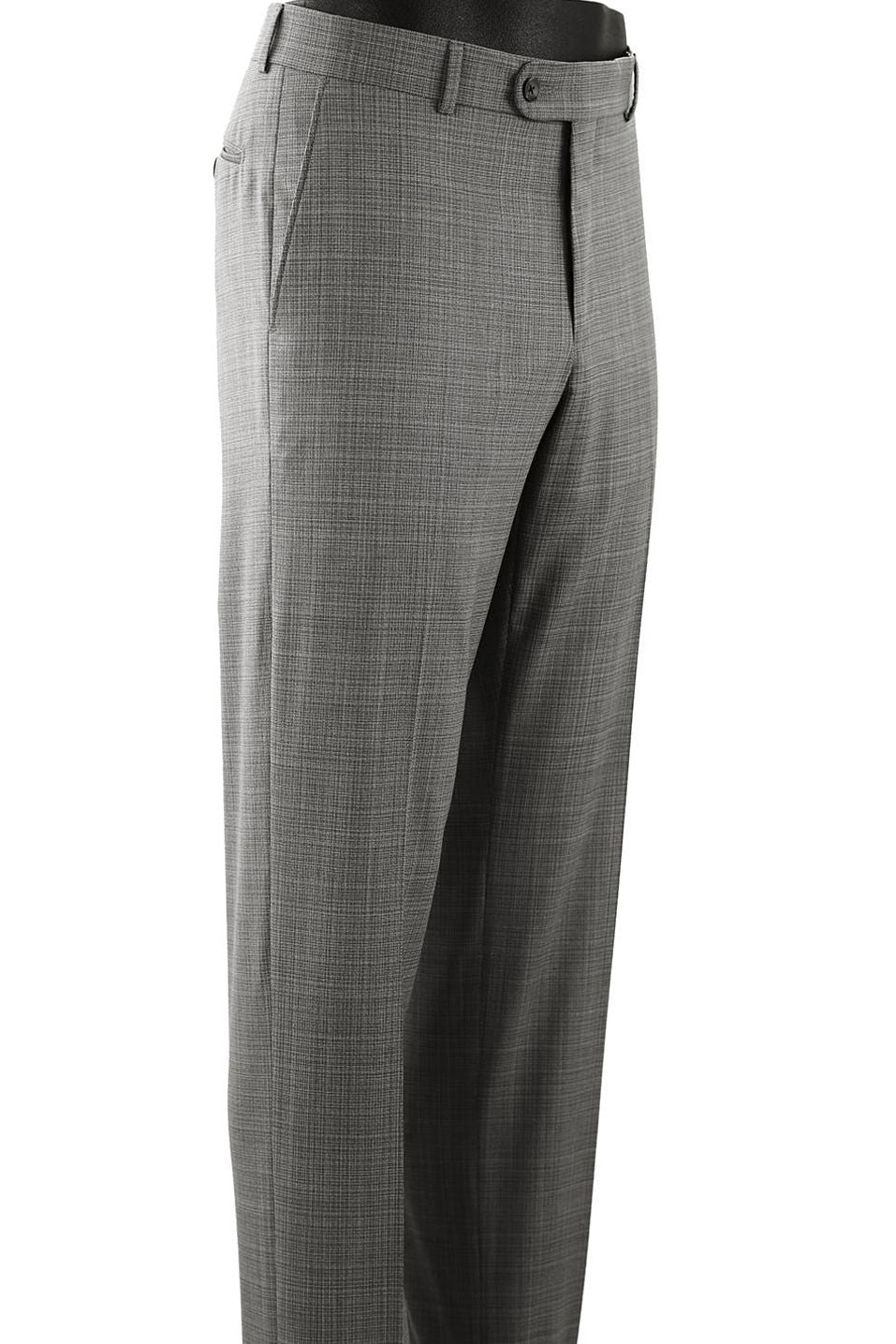 Summer Thatch Super 110s Wool Comfort-EZE Trouser in Grey (Soho Modern Fit) by Ballin