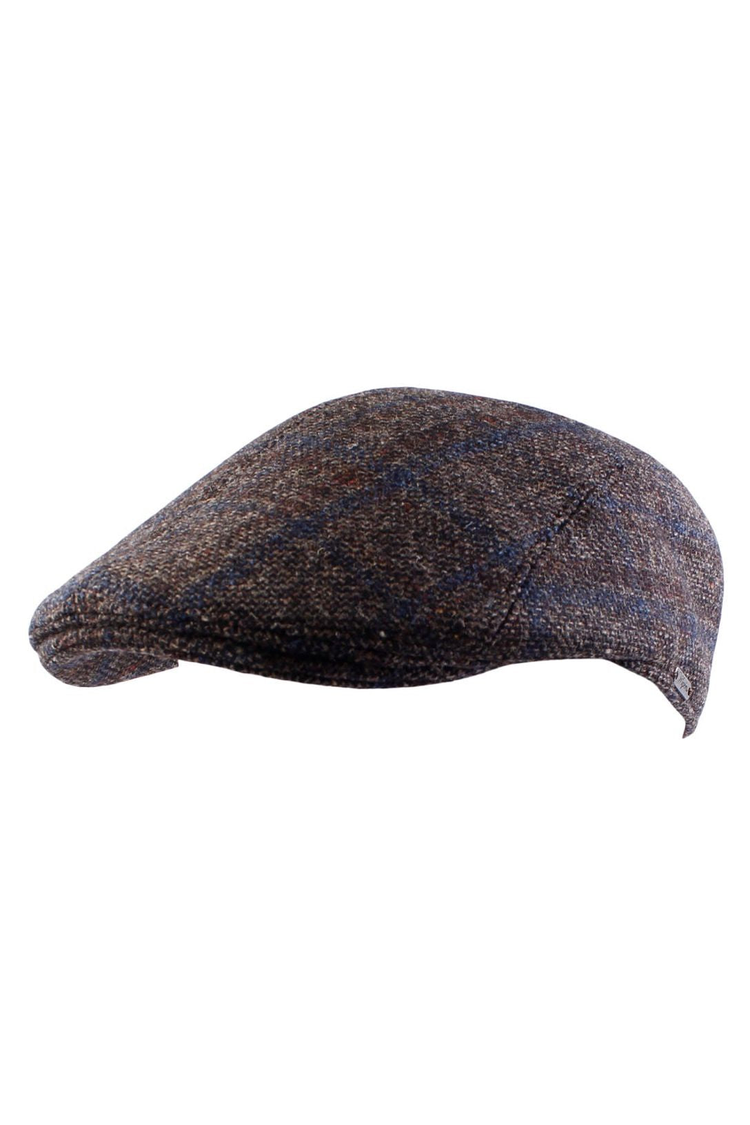 Ivy Modern Shetland Check Wool Cap (Choice of Colors) by Wigens