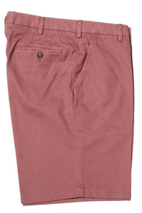 Southern Vintage Stretch Twill Chino Shorts in Charleston Brick (Hampton9 Flat Front) by Vintage1946