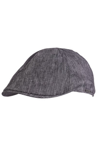 Pub Cap in Subalpino Denim-Feel Linen (Choice of Colors) by Wigens