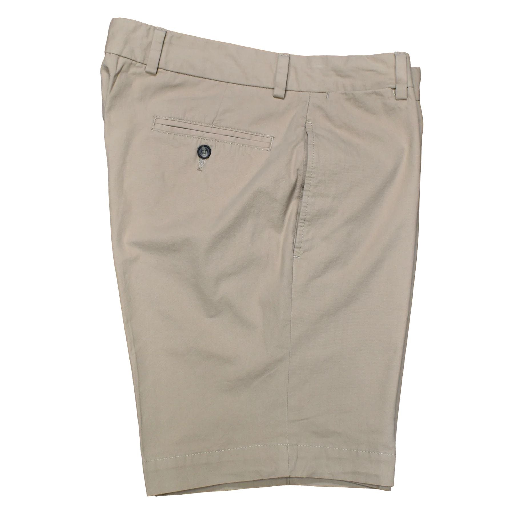 Washed Poplin Shorts in Khaki (Sumpter9 Flat Front) by Charleston Khakis