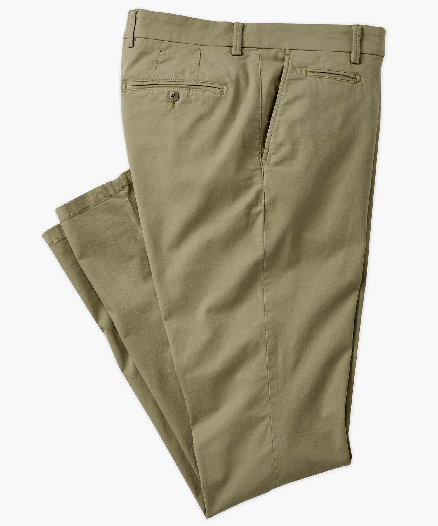 Broken Twill Stretch Cotton Chino in Choice of Colors (Atwater Modern Fit) by Ballin