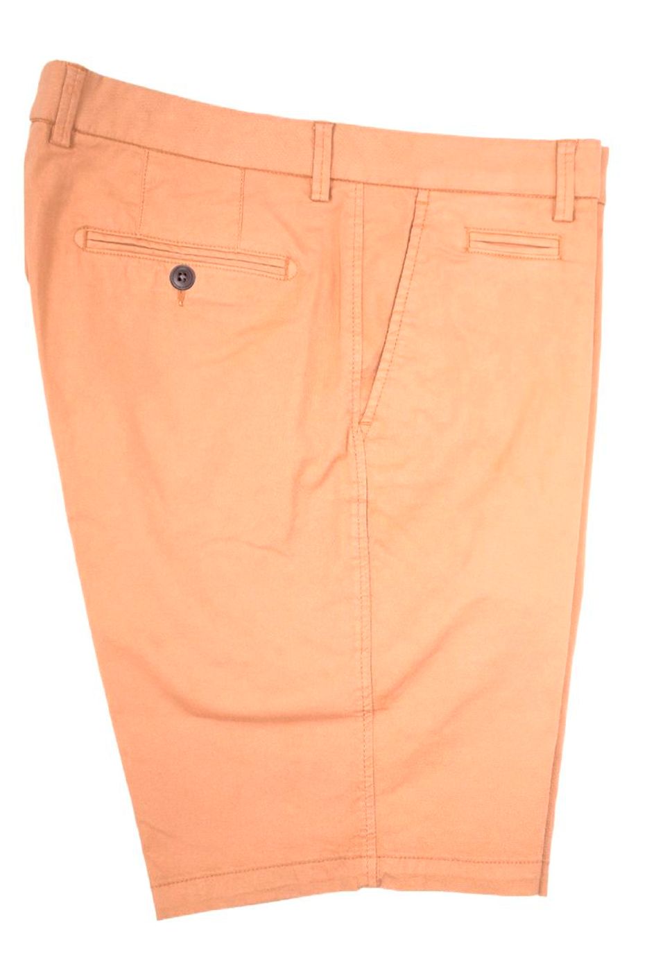 Broken Twill Stretch Cotton Shorts in Coral (Drummond Traditional Fit) by Ballin