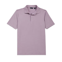 End on End Stripe Tech Polo in Grapeade by Scott Barber