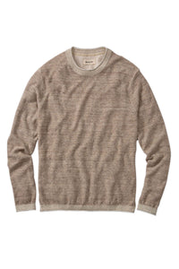 Cotton & Crewneck Sweater in Sand by Borgo28