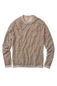 Cotton & Crewneck Sweater in Sand by Borgo28