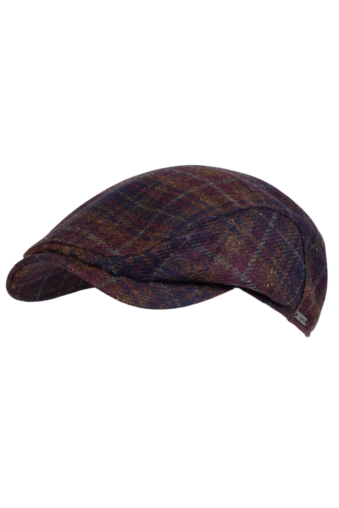 Ivy Contemporary Wool Cap in New Tartans (Choice of Colors) by Wigens