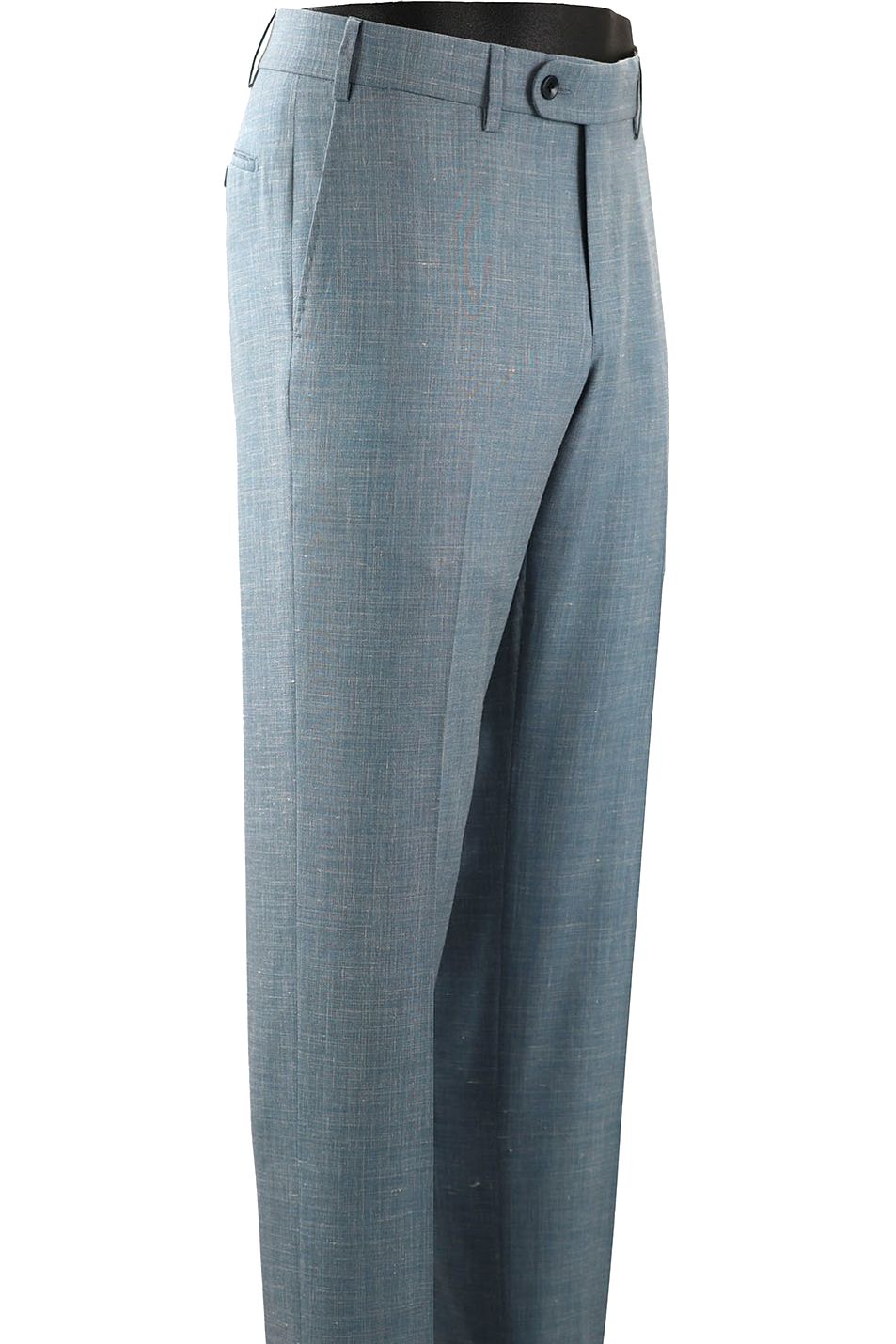 Wool, Silk and Linen Blend 'Botto Giuseppe' Lana Seta Trilogy Italian Luxury Trouser (Houston Modern Fit - Choice of Colors) by 6 East by Ballin