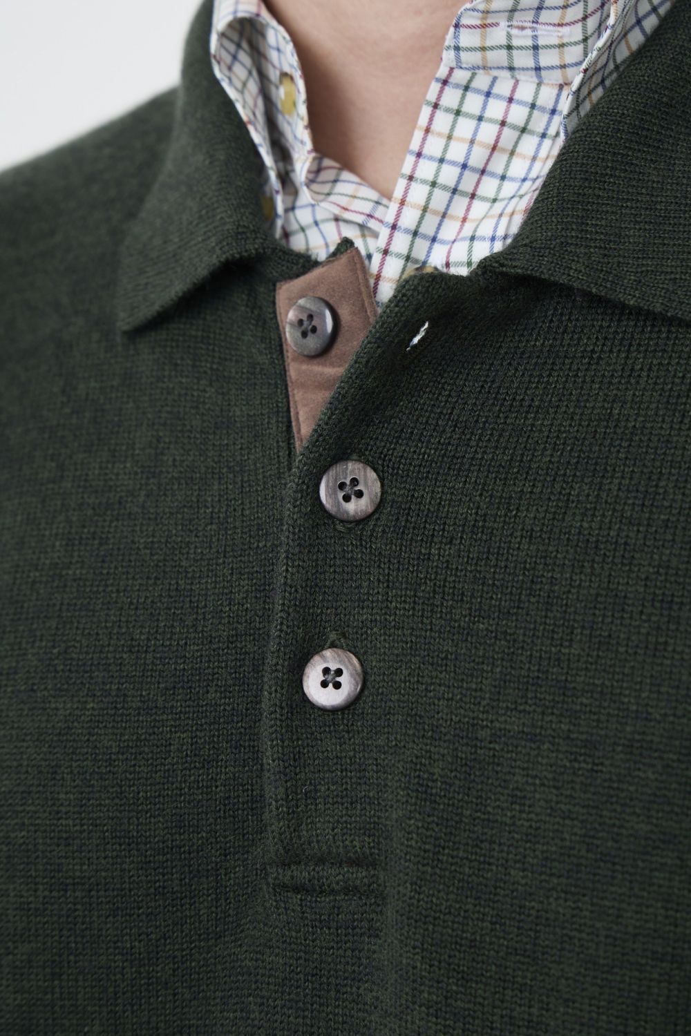 Extra Fine 'Zegna Baruffa' Merino Wool Polo Neck Sweater in Choice of Colors by Viyella