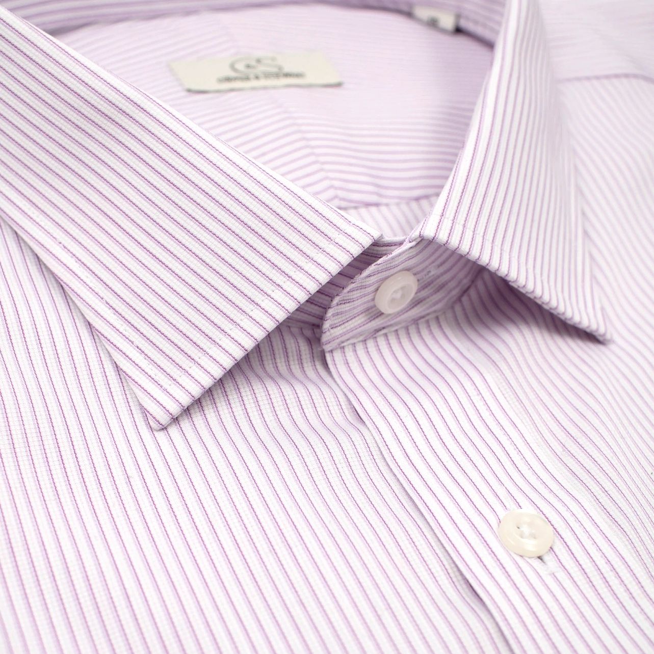 Textured Stripe Cotton Shirt