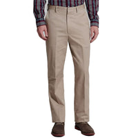 Cotton Twill Performance Dress Khaki in Khaki, Size 46 (Self Sizer Plain Front) by Berle