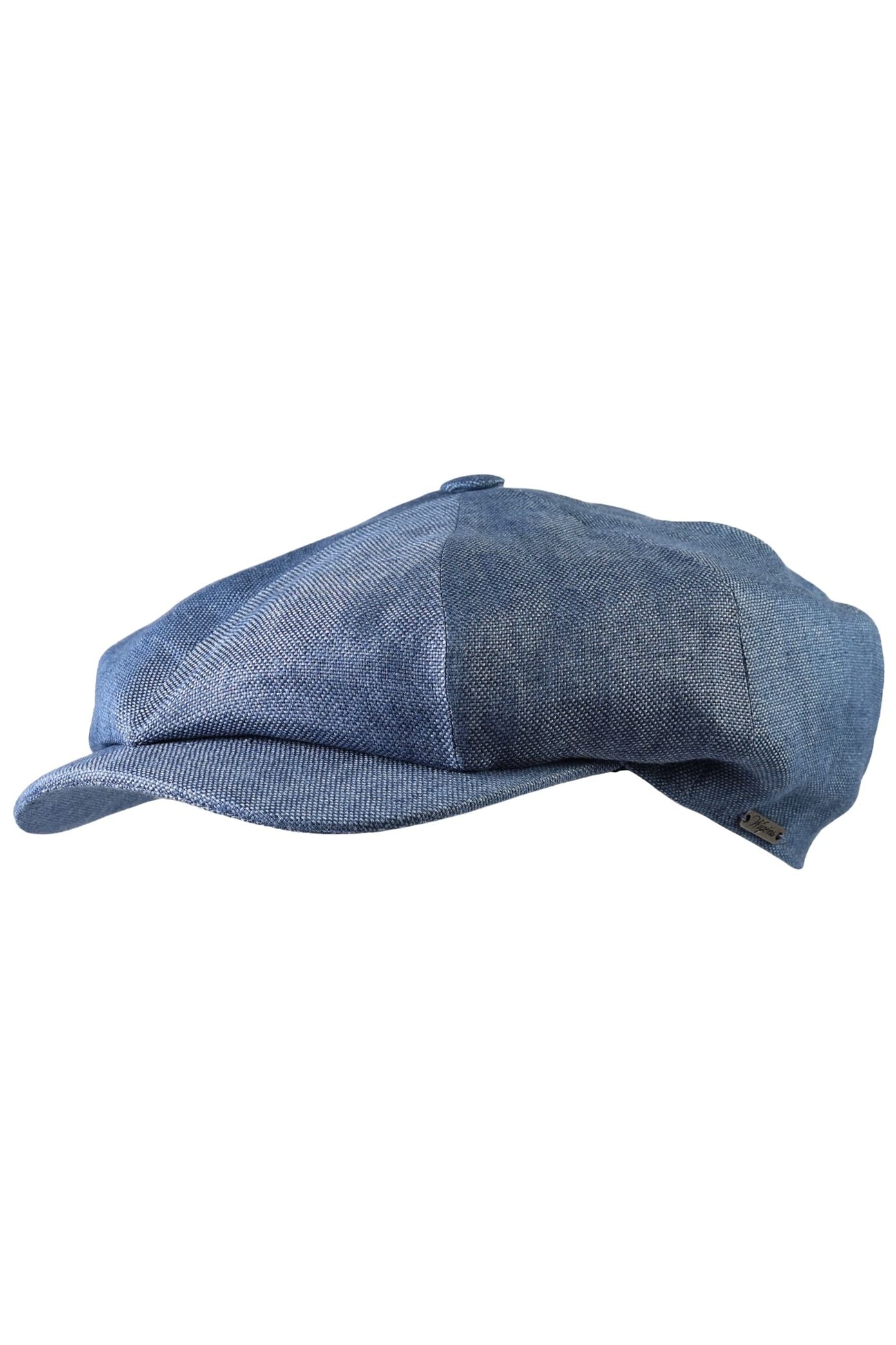 Newsboy Retro Cap in Hopsack Linen (Choice of Colors) by Wigens