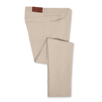 Straight Fit Performance Stretch 5 Pocket Pant in Khaki by Scott Barber