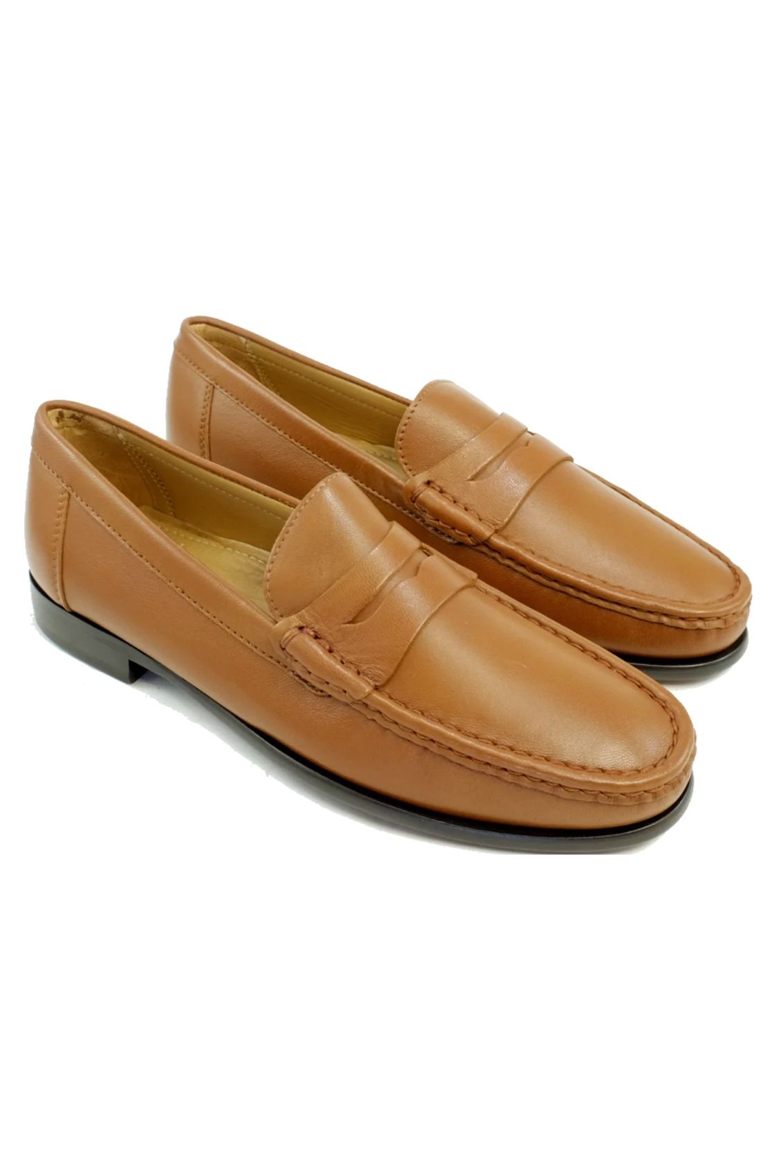Paddock Sheepskin Loafer in Tan by Alan Payne Footwear