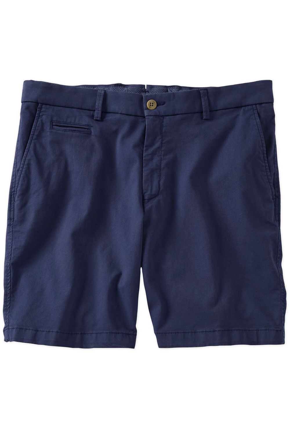 Broken Twill Stretch Cotton Shorts in Ocean Blue (College Modern Fit - 8" Inseam) by Ballin