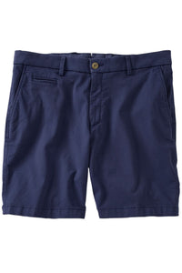 Broken Twill Stretch Cotton Shorts in Ocean Blue (College Modern Fit - 8" Inseam) by Ballin
