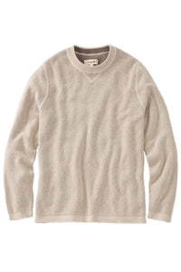 Reversible Cotton & Cashmere Sweater in Winter White/Beige by Borgo28