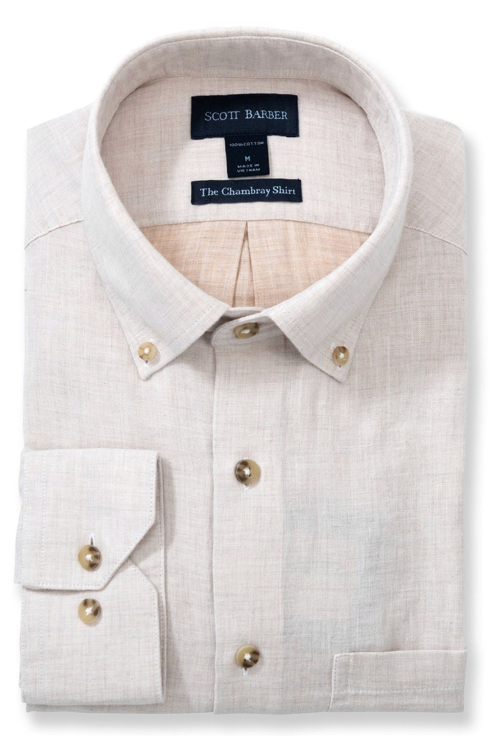 The Chambray Shirt in Birch by Scott Barber