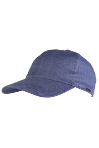 Baseball Contemporary Cap in Classic Linen Herringbone (Choice of Colors) by Wigens