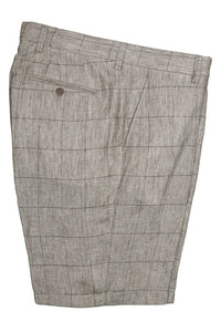 Italian Delavé Linen Windowpane Shorts in Choice of Colors (Drummond Traditional Fit) by Ballin