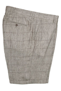 Italian Delavé Linen Windowpane Shorts in Choice of Colors (Drummond Traditional Fit) by Ballin
