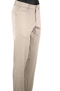 Xtreme Comfort Sateen Casual Pants in Stone, Size 34 (Atwater Modern Fit) by Ballin