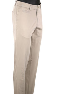 Xtreme Comfort Sateen Casual Pants in Stone, Size 34 (Atwater Modern Fit) by Ballin