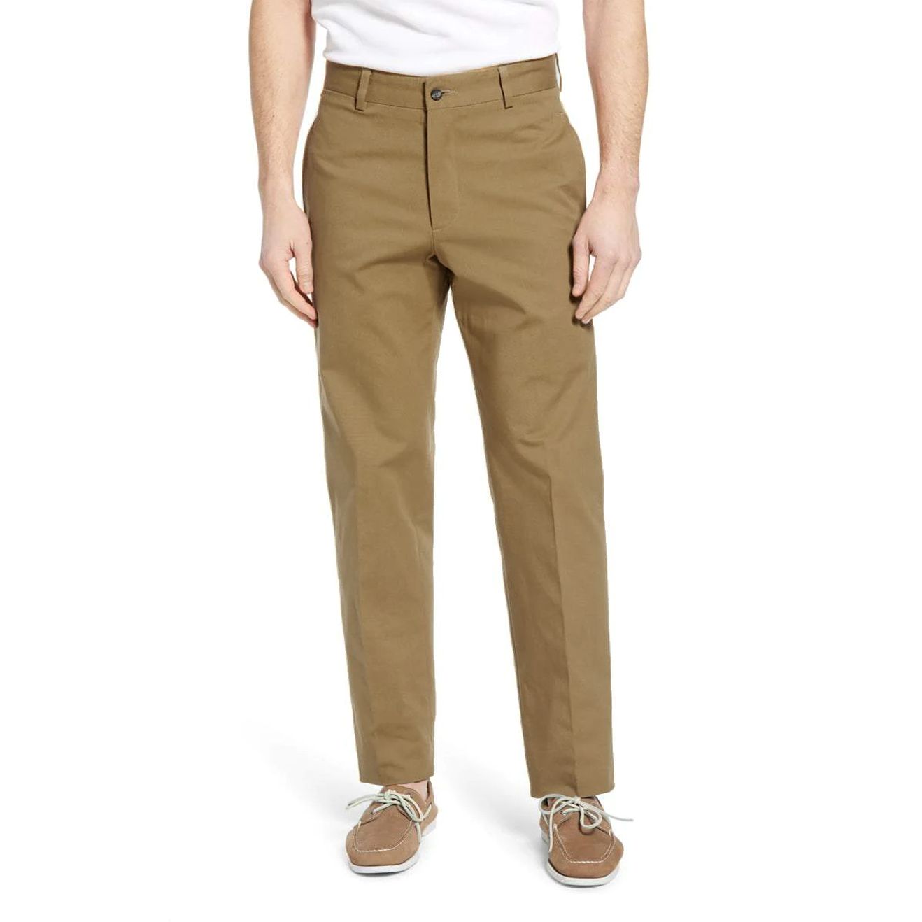 Washed Canvas Pant in British Tan (Sumpter Flat Front) by Charleston Khakis