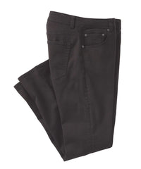 'Old Dyed Denim' Stretch 5-Pocket Jeans in Pavement (Modern Straight Fit) by Ballin