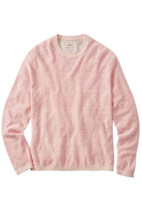Cotton & Crewneck Sweater in Light Pink by Borgo28