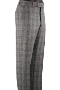 Saxony Tonal Check Super 110s Wool Trouser in Choice of Colors (Soho Modern Fit) by Ballin
