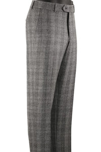 Saxony Tonal Check Super 110s Wool Trouser in Choice of Colors (Soho Modern Fit) by Ballin