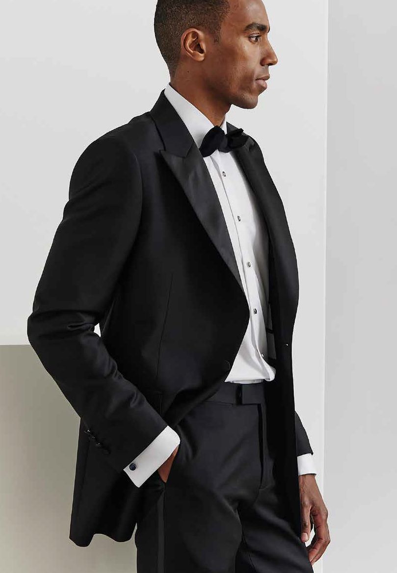 Celebration Luxury Shirt' in White with French Cuff and Black Stud Bu Celebration Luxury Shirt' in White with French Cuff and Black Stud Bu