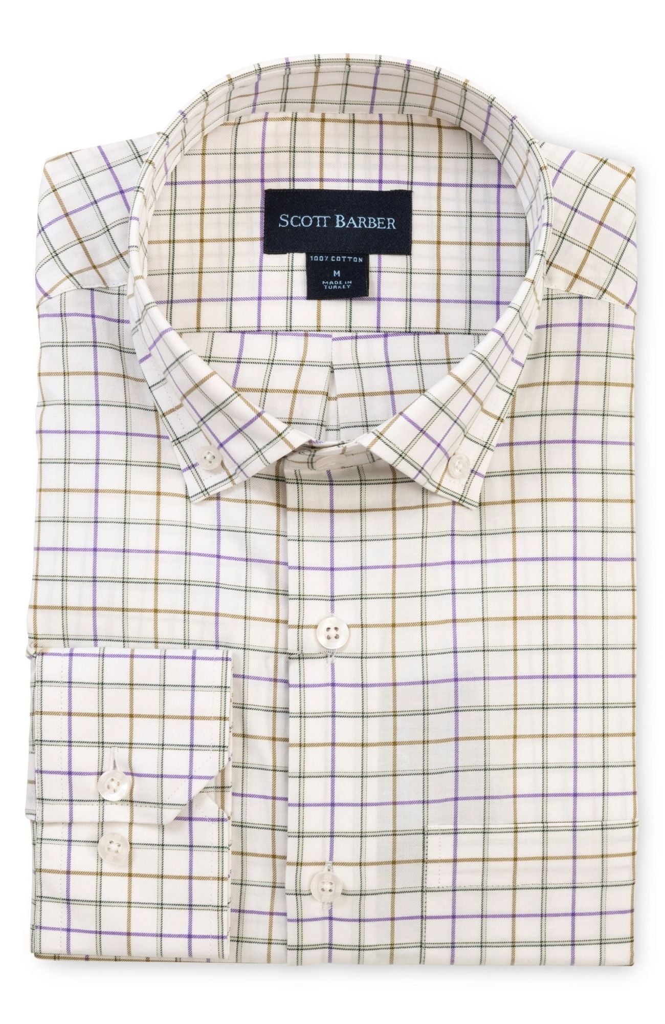windowpane long sleeve dress shirt Prep Twill Windowpane Long Sleeve Sport Shirt with Button Down Collar