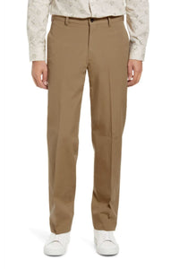 Washed Poplin Pant in British Tan (Sumpter Flat Front) by Charleston Khakis