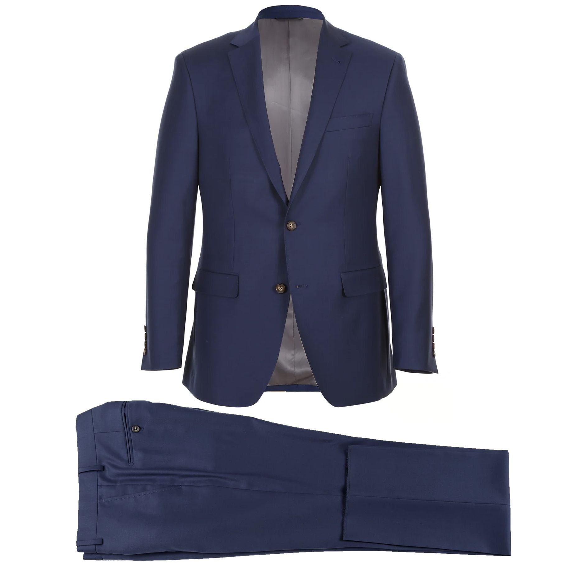 Super 150s Wool 2-Button Half-Canvas CLASSIC FIT Suit in New Blue (Short, Regular, and Long Available) by Rivelino