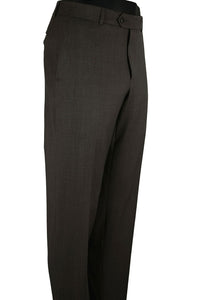 Super 120s Wool Gabardine Comfort-EZE Trouser in Deep Loden (Flat Front Models) by Ballin