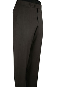 Super 120s Wool Gabardine Comfort-EZE Trouser in Deep Loden (Flat Front Models) by Ballin