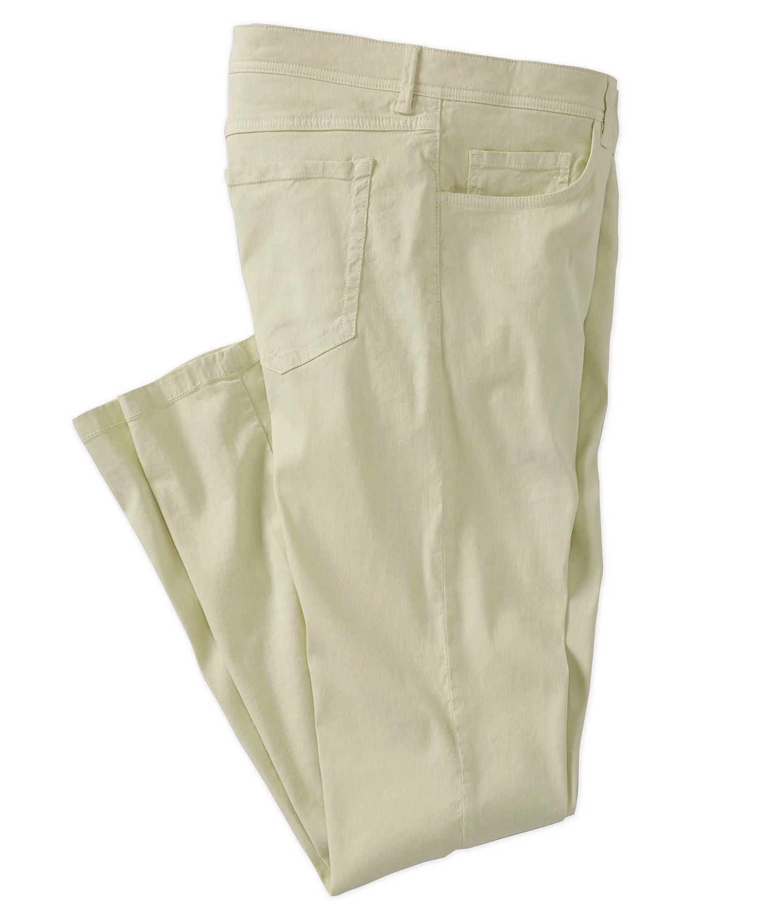 Linen/Cotton Stretch 5-Pocket Pants in Choice of Colors (Crescent Modern Fit) by Ballin