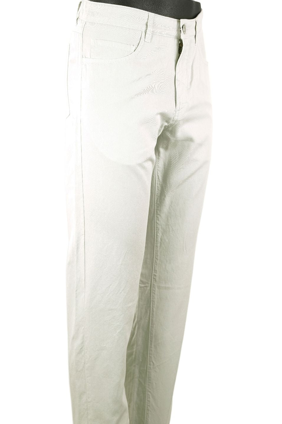 Cotton and Linen 5-Pocket Italian Luxury Stretch Chino (Mott Modern Fit - Choice of Colors) by 6 East by Ballin