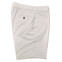 Washed Poplin Shorts in Stone (Sumpter9 Flat Front) by Charleston Khakis