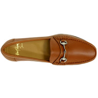Snaffle Sheepskin Bit Loafer in Brandy by Alan Payne Footwear