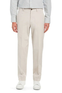 Washed Poplin Pant in Stone (Sumpter Flat Front) by Charleston Khakis