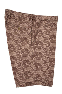 Camo Print Lightweight Superfine Stretch Twill Shorts in Choice of Colors (Drummond Traditional Fit) by Ballin
